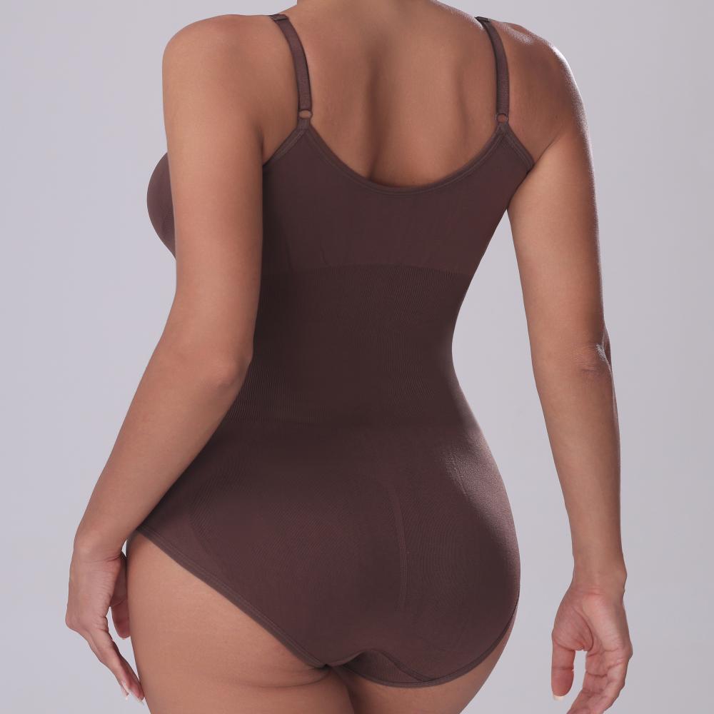 Women's Knitted Seamless Bodysuit Shapewear Brief